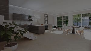 Titelbild Architekturvisualisierung Wohnküche